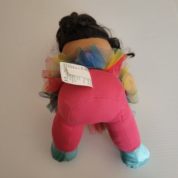 2015 OAA Cabbage Patch Kid Doll with Rainbow Tutu Skirt Dark Skin Tone - Picture 7 of 10